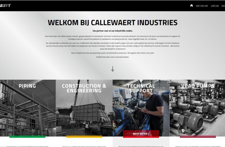 website Callewaert industries